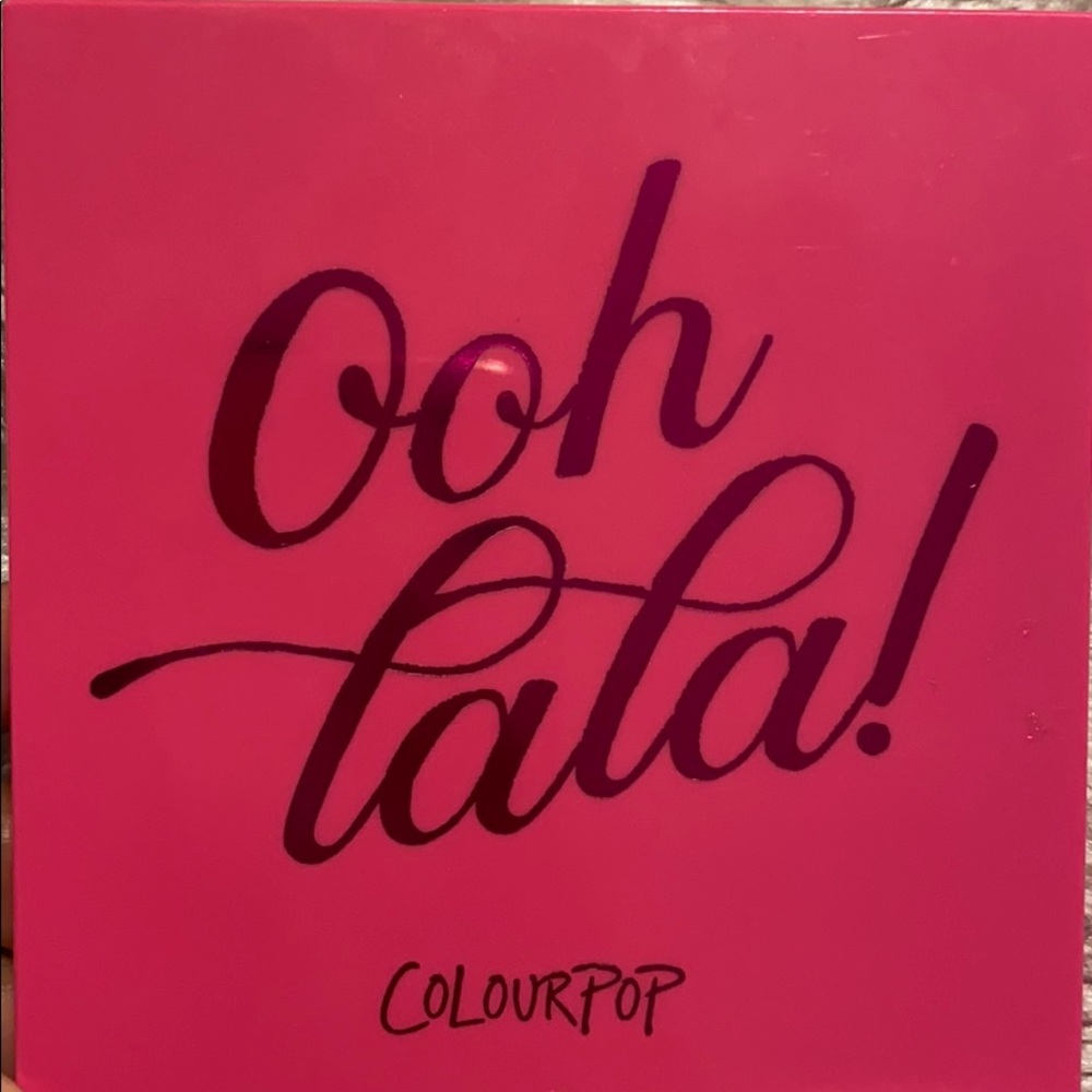 Colourpop ooh lala eyeshadow palette
